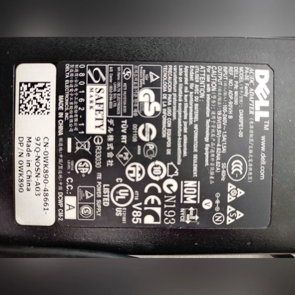 Dell AC DC adapter